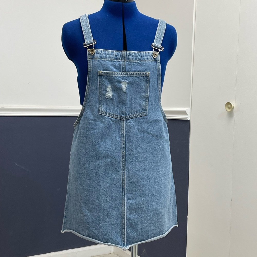 Light Blue Denim Mini Dress